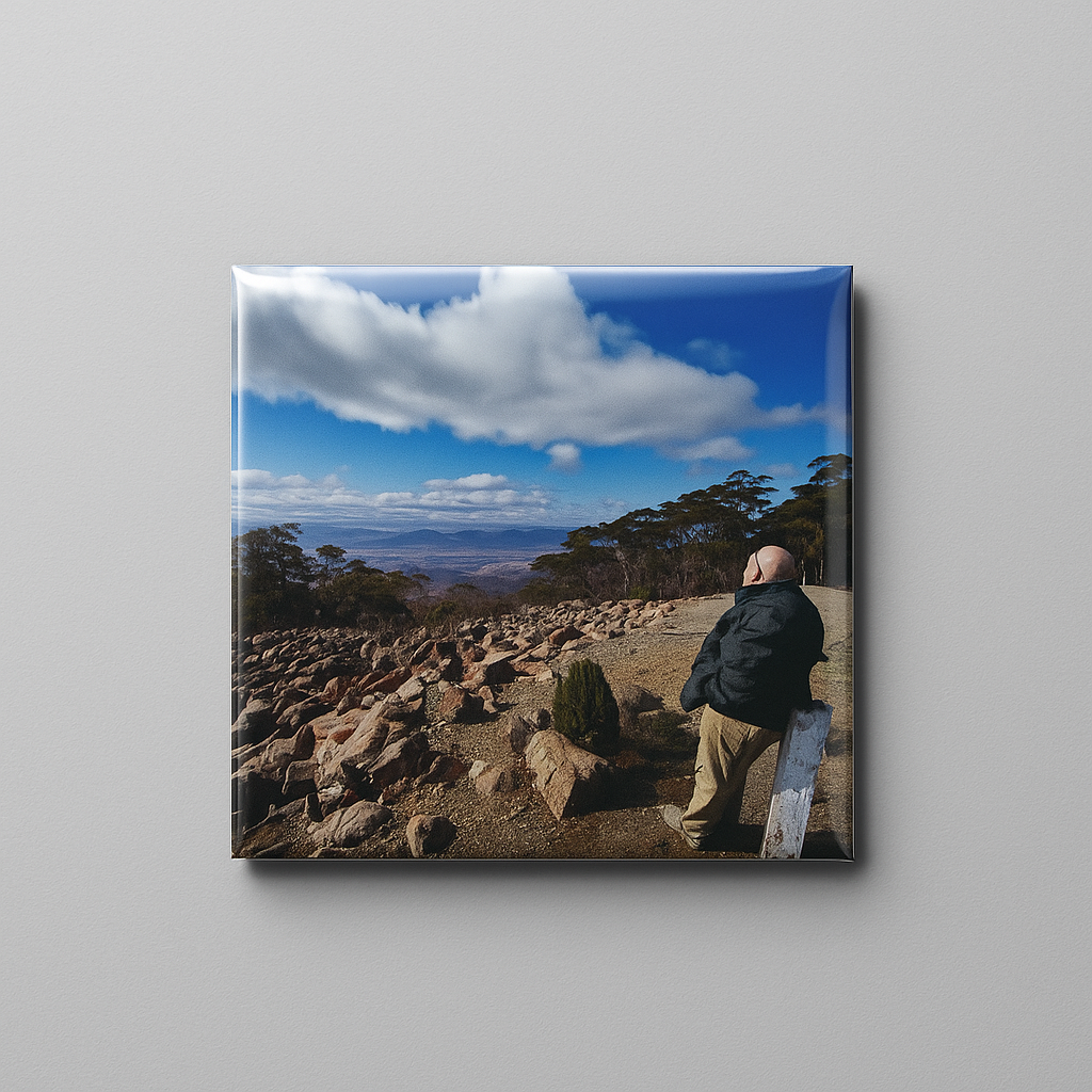 Magnetic Photo Tile 2.5"x2.5" (Custom) - Single